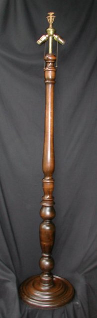 Vintage wooden floor deals lamp